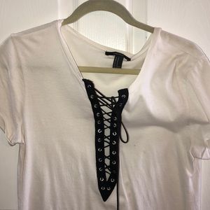 Cute tie up tee